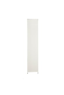 Wall panel, white, W: 0.5 m, H: 2.5 m