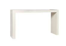 Conversation table, white, L: 200 cm, W: 50 cm, h:110 cm